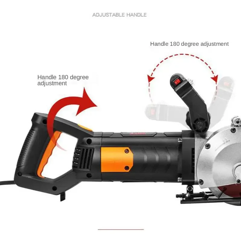 5800W Electric Wall Chaser Steel Concrete Groove Cutting Machine 5000r/min Slotting Machine Circular Saw Power Tool 220V/110V