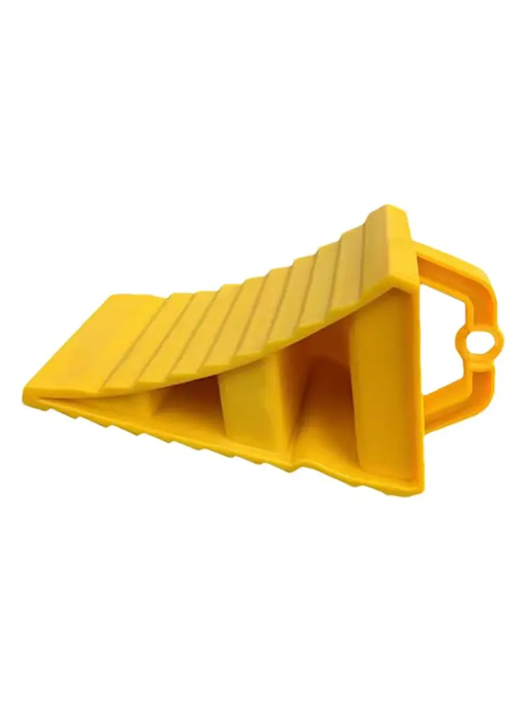 Cale de roue de remorque de voiture polyvalente avec poignées, bloc d'arrêt de pneu de camion de véhicule, cales de stationnement antidérapantes, bloc d'alignement de roue