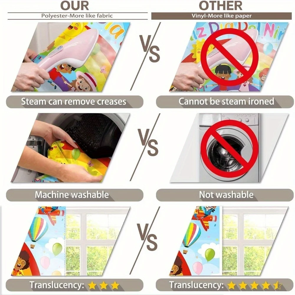 Printed Custom Banner, Personalized Party Banners - Suitable for Birthdays, Weddings, Graduations, Celebratory Events