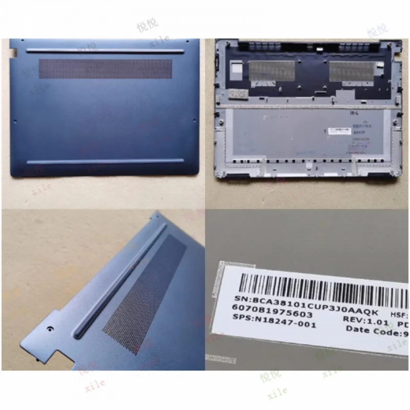 

L New for HP Dragonfly G3 G4 D cover bottom case N18247-001 blue