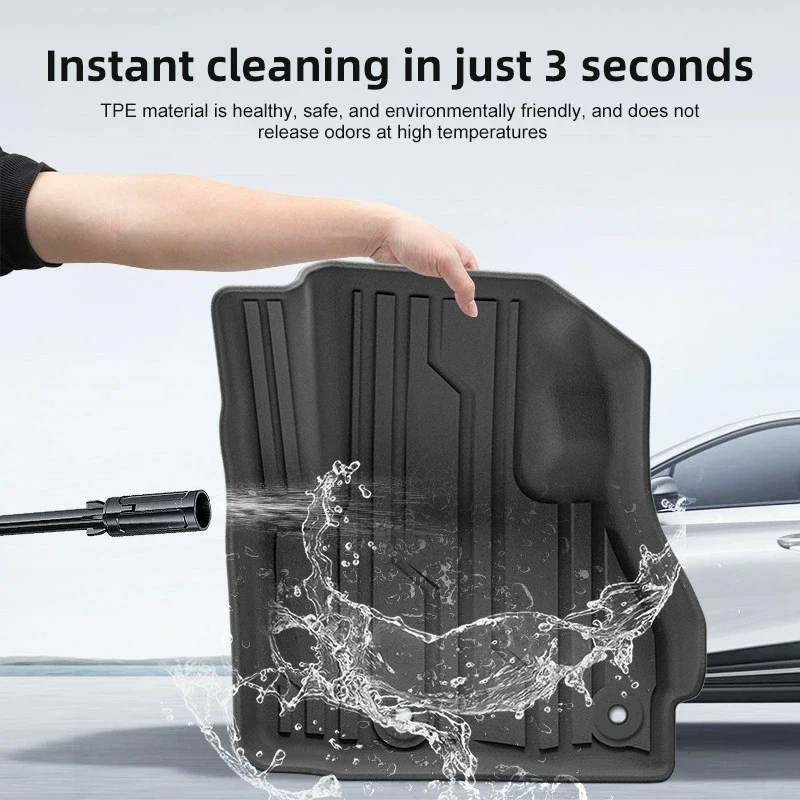 High Quality Dura TPE 1st & 2nd Row Floor Liners Trunk Mat For Rocky Raize