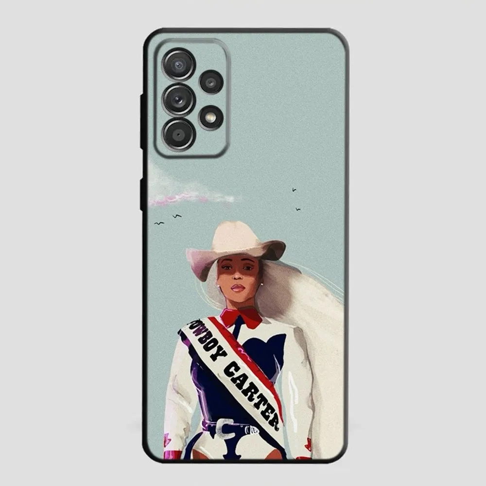 B-Beyonce COWBOY C-CARTER Phone Case For Samsung S21,S22 Ultra,S20,S30 plus,S22 plus,S23,S30 ultra 5G Silicone Cover