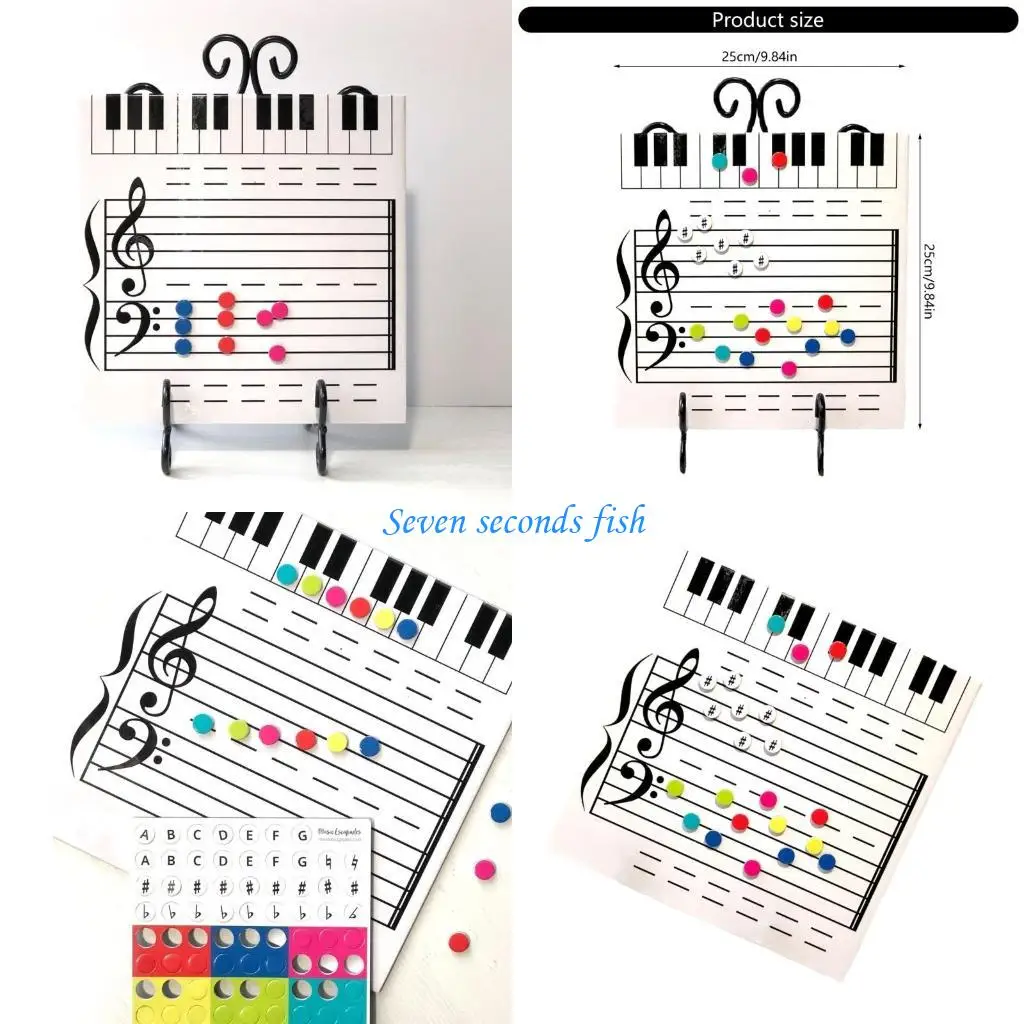 

L74B Erasable Music Staff Whiteboard Dry Erases Board for Teaching Practice