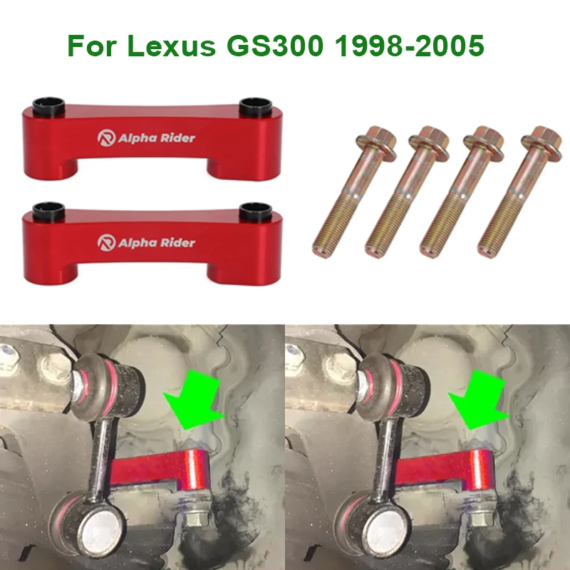 For Lexus GS300 98-05 MRS-LX-0250 Base Sedan 4-Door Front Roll Center Adjuster lowered vehicle by 30mm