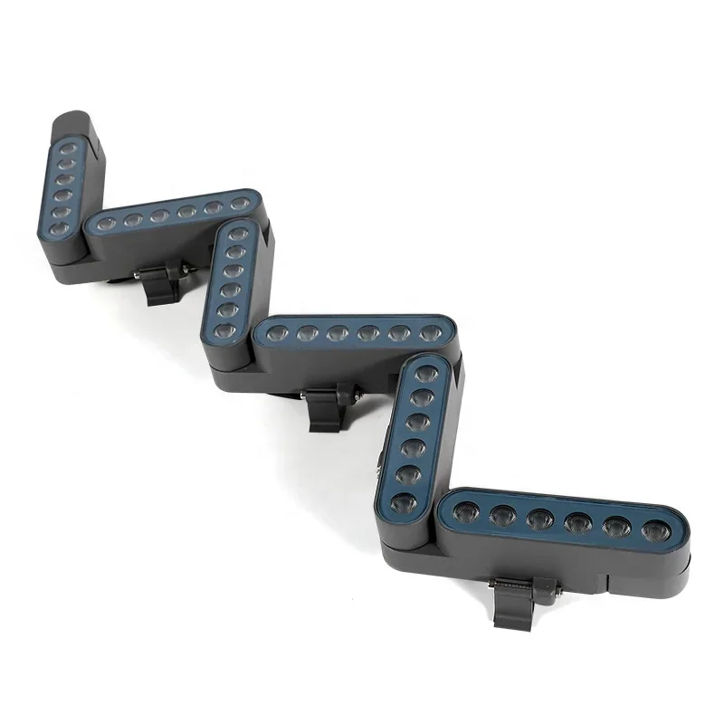 36 واط DC24V RGB led خياطة أضواء قابلة للطي IP65 في الهواء الطلق مقاوم للماء سلسلة ضوء بناء الإضاءة led الخطي الجدار غسالة الضوء