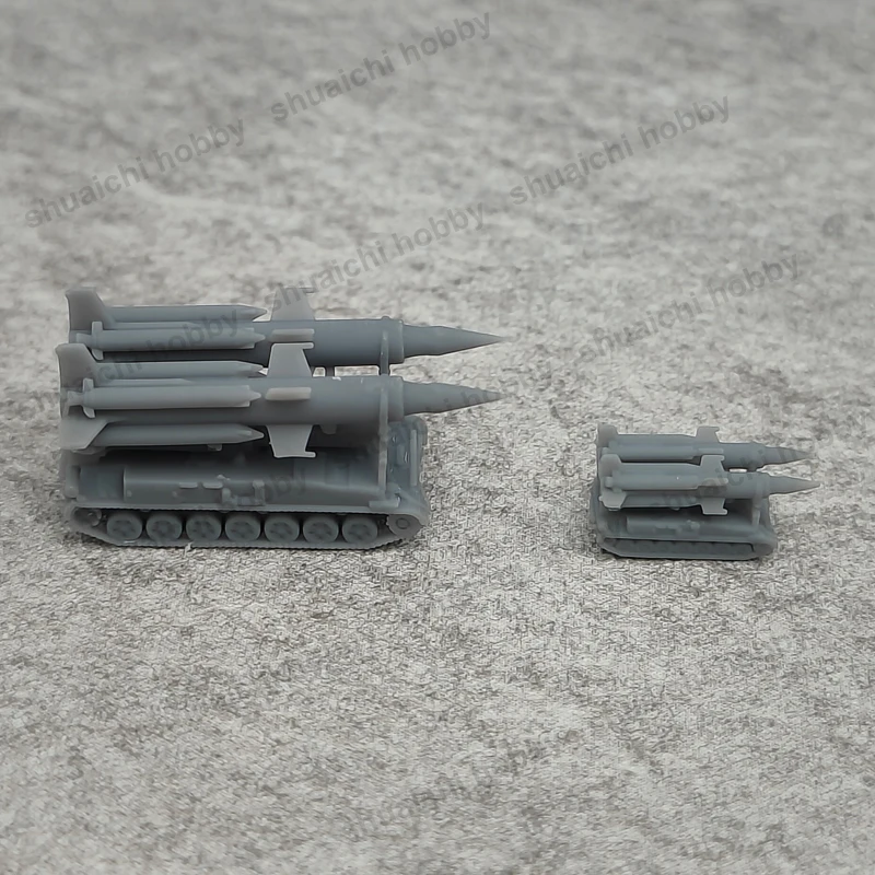 5PCS Model SA-4 Ganef Air Defense Missile System 1/700 1/350 Scale Tracked Launch Vehicle Military Weapons Toys for Collection - Image 2