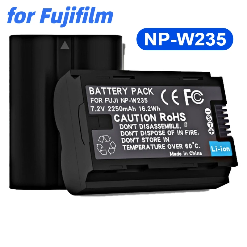 

NP-W235 NP W235 Battery + Charge for Fujifilm X-T5 X-T4 GFX 100S X-H2S GFX 50S II VG-XT4