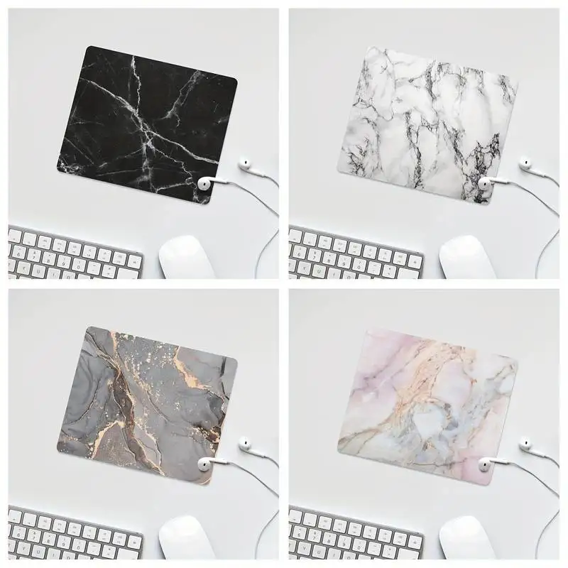 Mousepad Computer New MousePads Keyboard Pads Mouse Mat Fashion Marble Gamer Soft Office Carpet Table Mats Desktop Mouse Pad