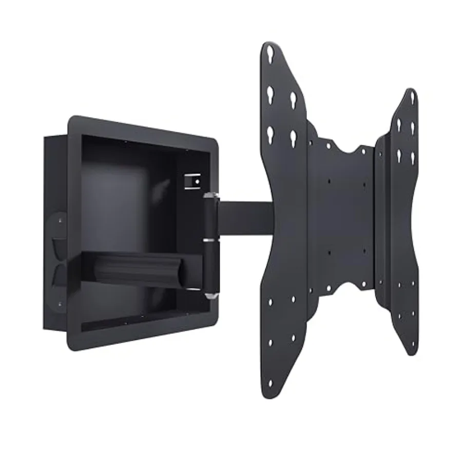 حامل تلفزيون NSY50201 InWall لشاشات مسطحة مقاس 4275 بوصة مع 19 وصلة طويلة بدون تصفية، تصميم منخفض لتوفير المساحة #1