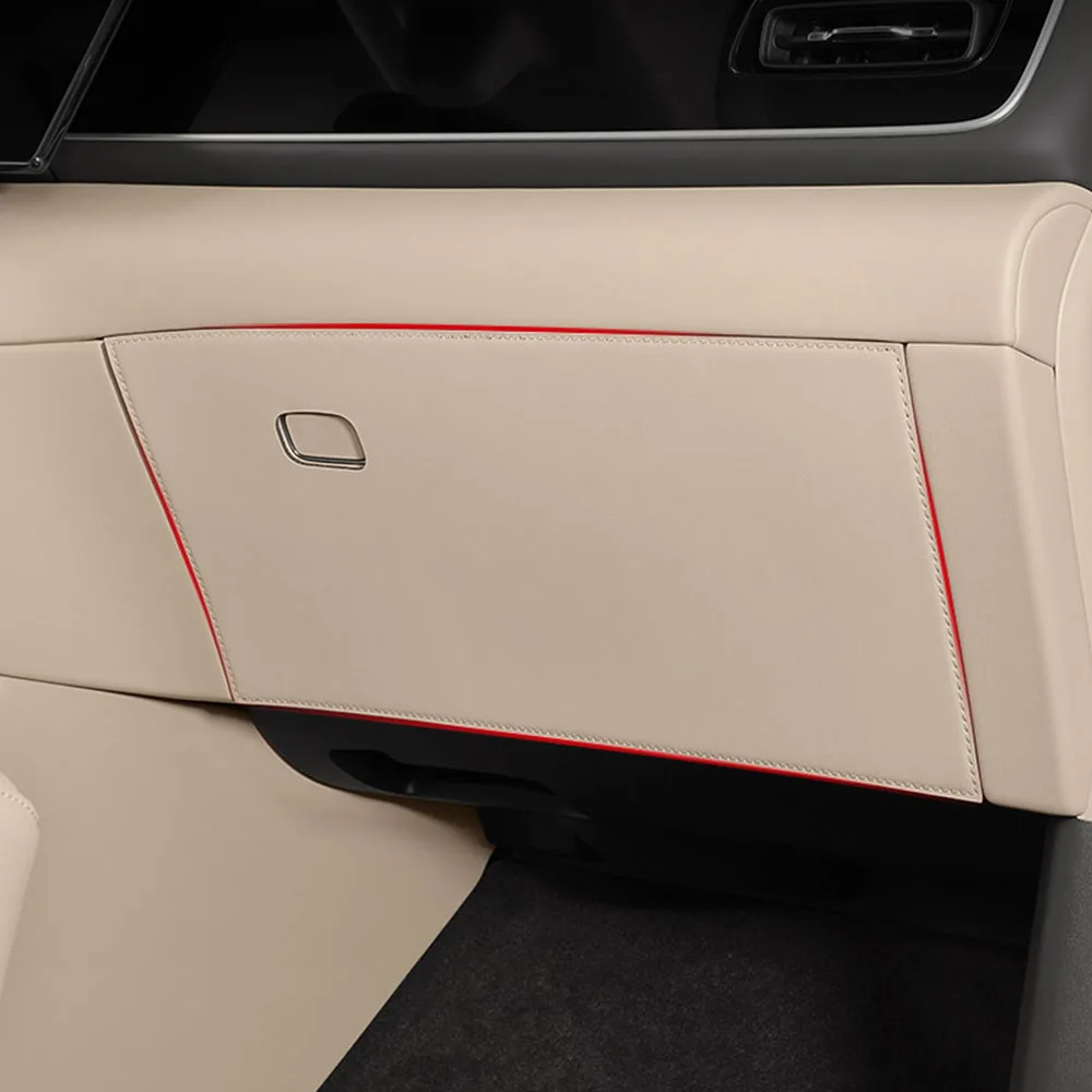 

Front Passenger Glove Box Anti Kick Pad Interior Modification Supplies For New AITO M7 2026 Leather Protective Sticker