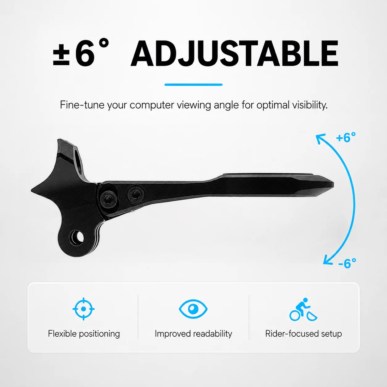 ULLICYC Für SL8 Rapide Integrierte Lenker-Computerhalterung, kompatibel mit Gopro/GPS/Garmin/Bryton/Wahoo Aluminiumlegierung – Detail 9