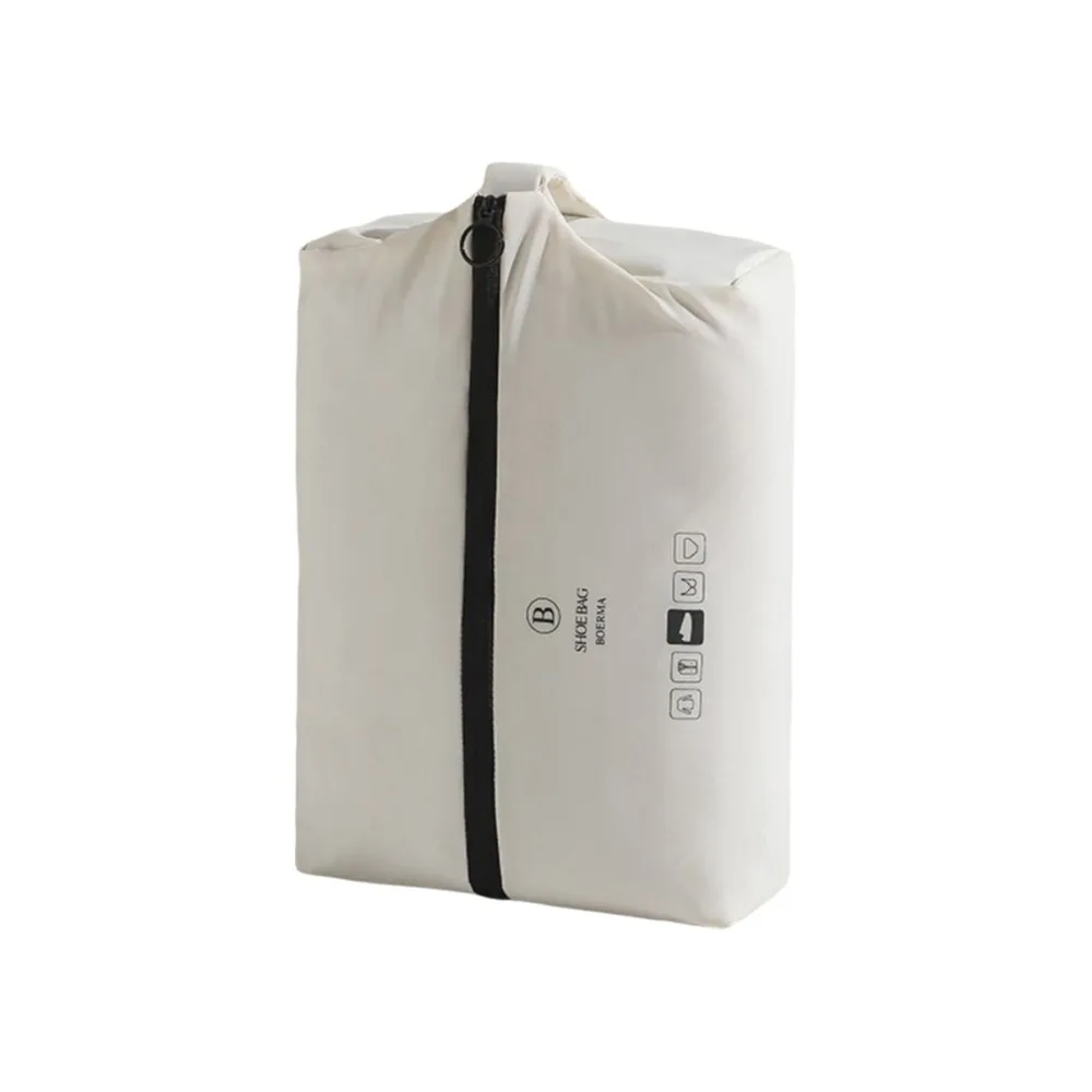 

Portable Handheld Shoe Storage Bag Zipper Waterproof Travel Shoe Bags Lightweight Dust-proof Shoe Pouch Daily Outing Use