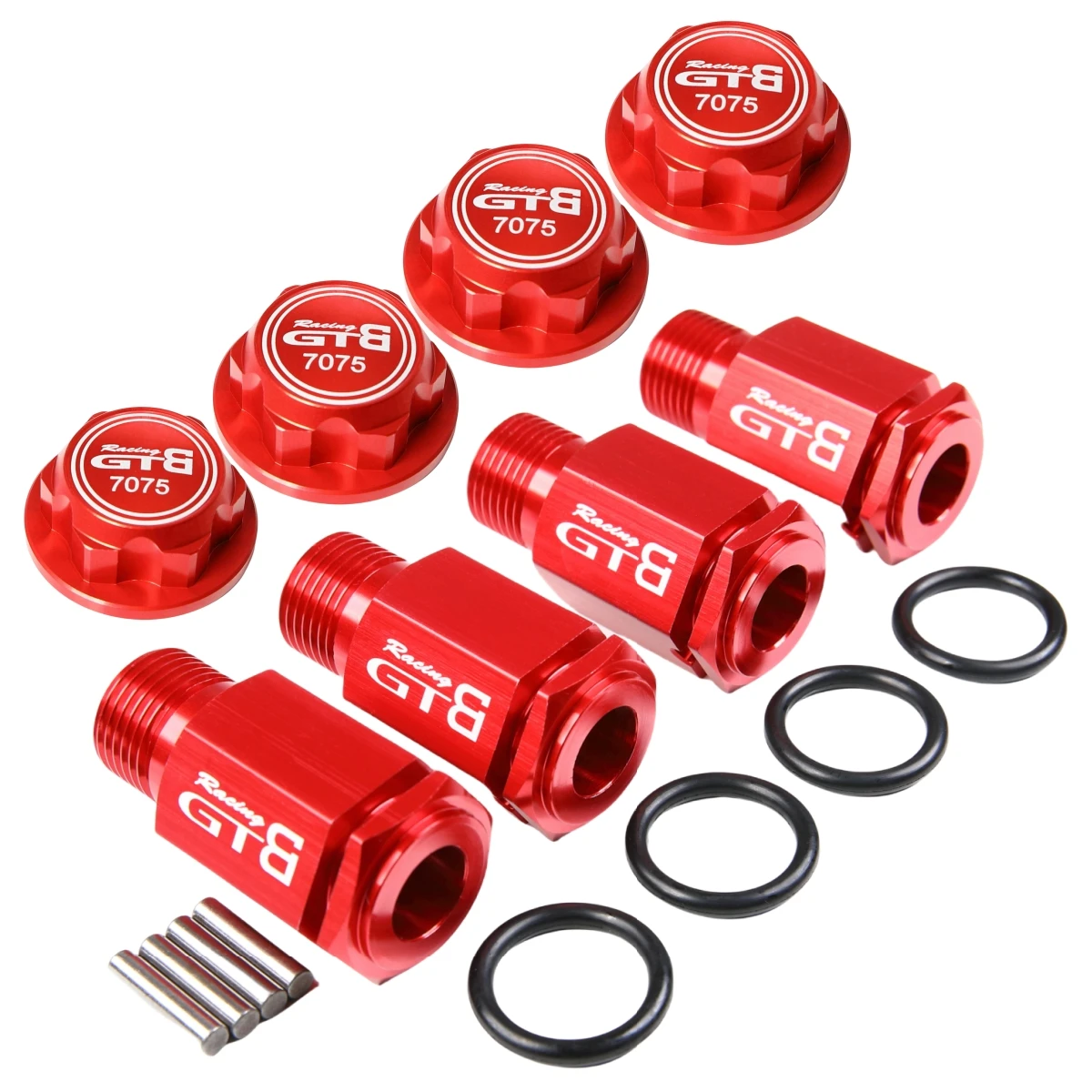 GTB CNC Aluminum 50mm Extenders / 7075 Wheel Nut Cap for 1:5 RC Car LOSI DBXL MTXL DBXL-E /2.0 Upgrade Part