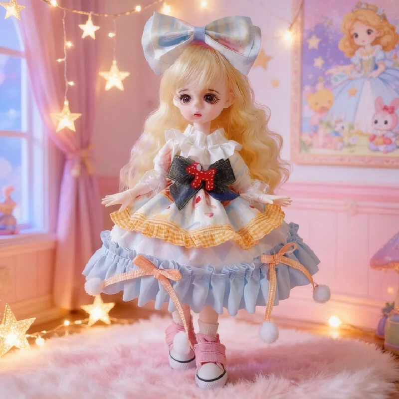

Новый набор одежды для кукол BJD из 6 предметов, модель 2026 года - Комплект одежды и юбок для кукол MT 30 см для коллекционирования и переодевания