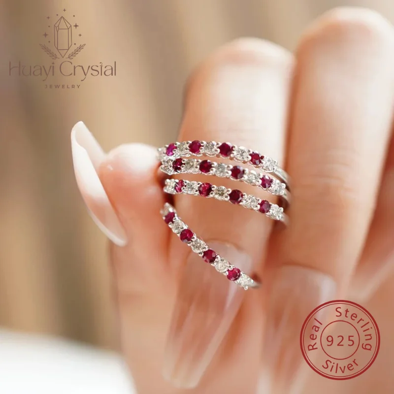 

S925 Sterling Silver Gold-plated Simple Fashion All-match Ring French Entry Lux Vintage Ring For Women