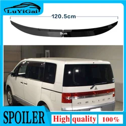 For Mitsubishi Delica D5 Spoiler 1998-2020 High Quality ABS Car Rear Wing Color Rear Spoiler