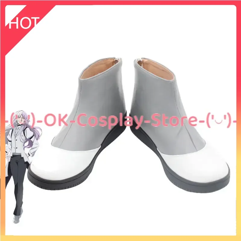 

[Custom Made] Anime Bungo Stray Dogs Sigma Cosplay Shoes PU Leather Shoes Halloween Carnival Boots Cosplay Prop
