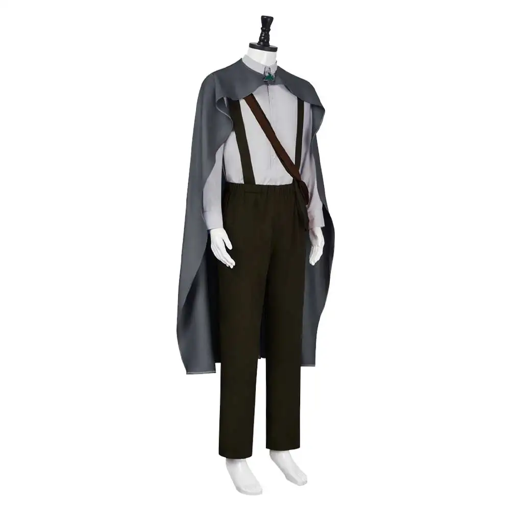 Samwise-Costume de Cosplay Gamduextrêmes Saison 2 pour Homme, Ensemble Chemise et Pantalon, Sac Everak, Vêtements de ixd'Halloween et de Carnaval