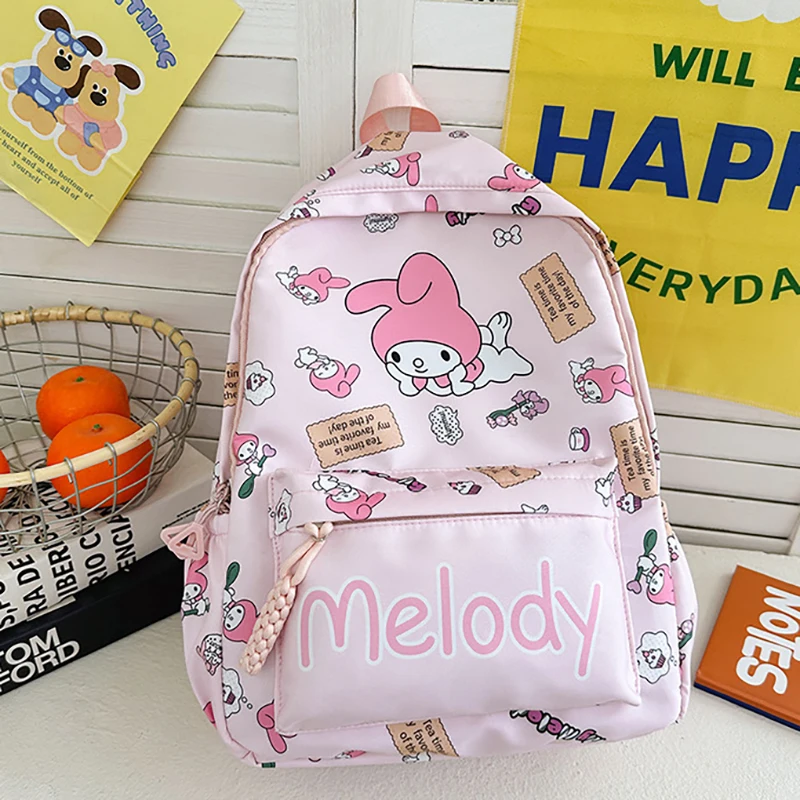 

Рюкзак Hello Kitty Sanrio, милый рюкзак Cinnamoroll, мультяшный рюкзак, повседневный дорожный рюкзак для девочек
