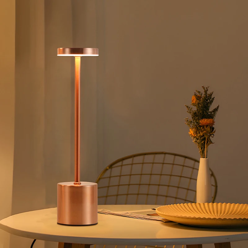 コードレス LED テーブルランプ USB 充電式タッチセンシング三色デスクランプポータブル調光可能な読書ランプユニークなキャンプライト