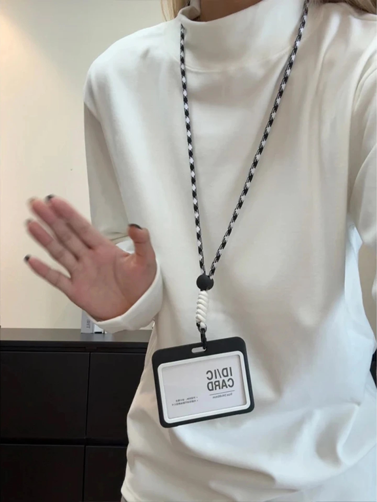 

Мужская футболка Cleanfit белая, длинная, с высоким воротником, облегающая, осенняя, термо, из смесового полиэстера и спандекса