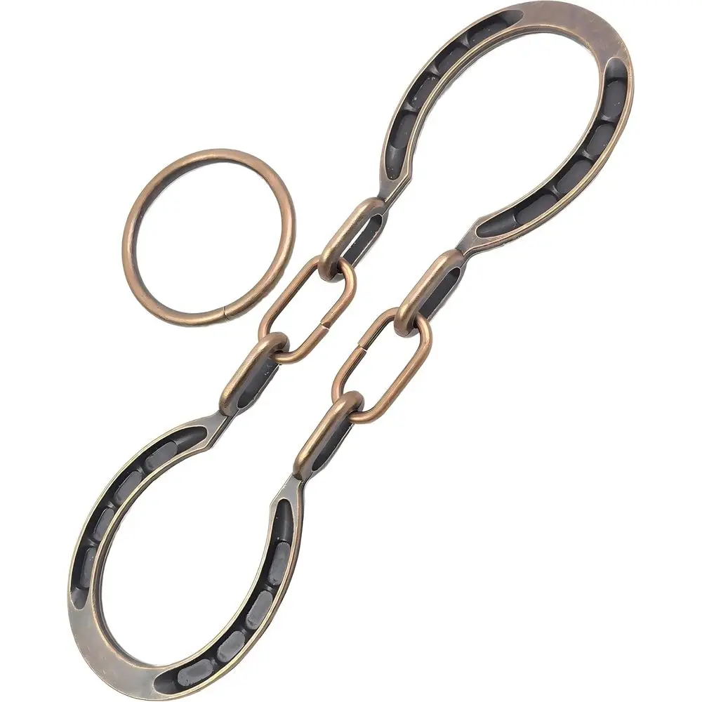 

MAGIKON Traditional Brain Teaser, Classical Metal Heshoe Puzzle (Bronze, Normal)