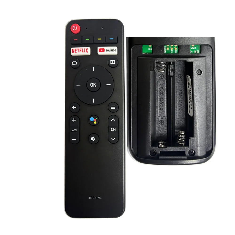Voice Bluetooth Remote Control HTR-U28 For Haier Smart Android TV H50S6UG H55S6UG H65S6UG Replacement TV Controller With Netflix