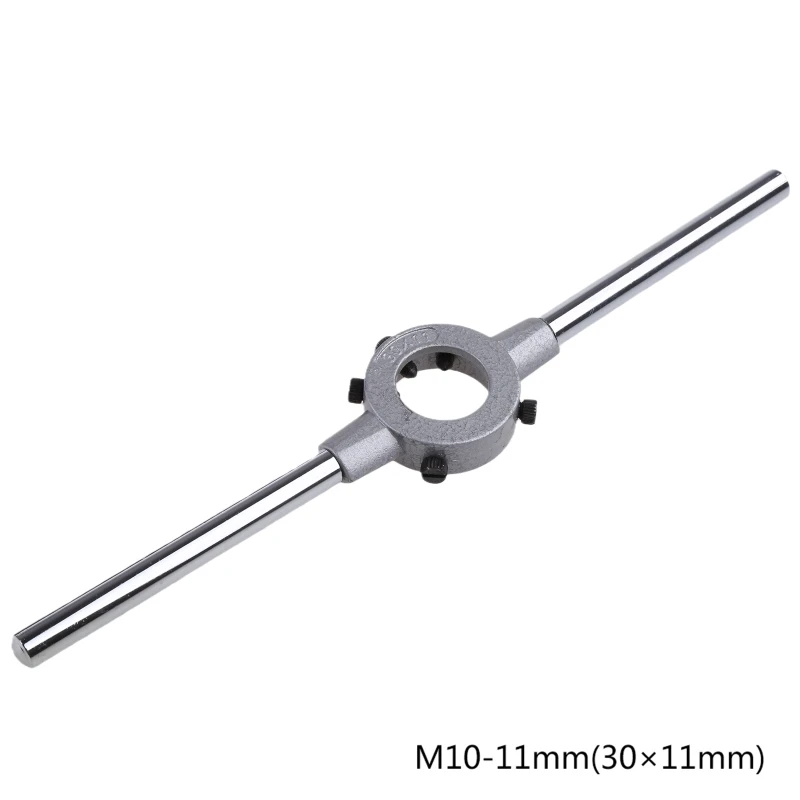ipiip ダイストックハンドルレンチ高炭素鋼メトリックラウンドダイホルダー M3-M6 M7-9 M10-11 M12-16 M18-22 ダイス用