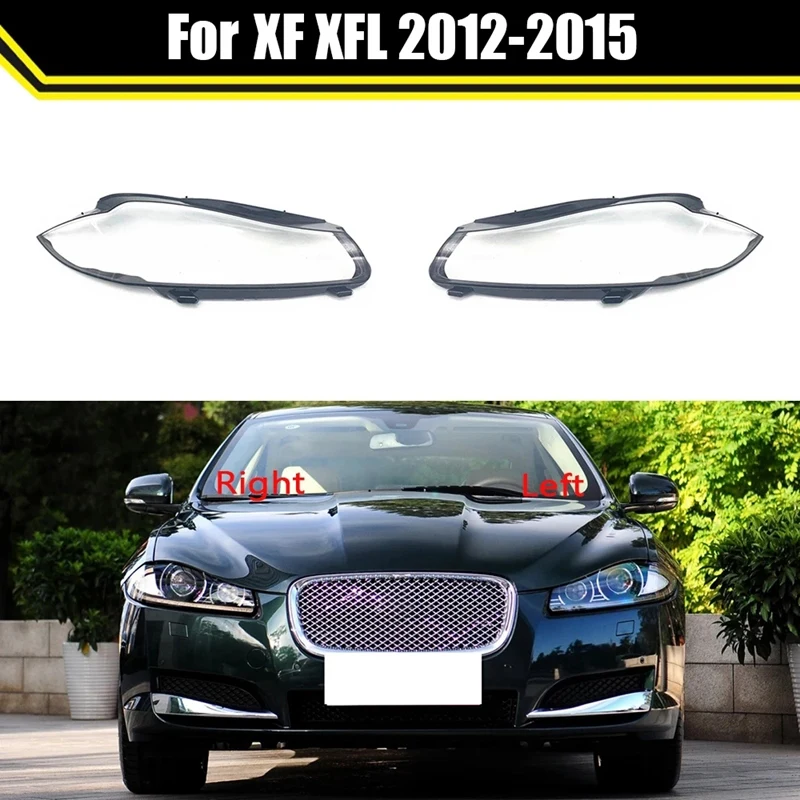 

Car Headlight Cover Lamp Housing Transparent Lamp Cover For-Jaguar XF XFL 2012 2013 2014 2015