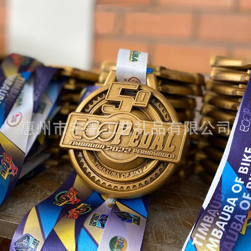 Customized. Marathon Basketball Swimming Games Commendation Prize Paint Sports Culture Metal Souvenir
