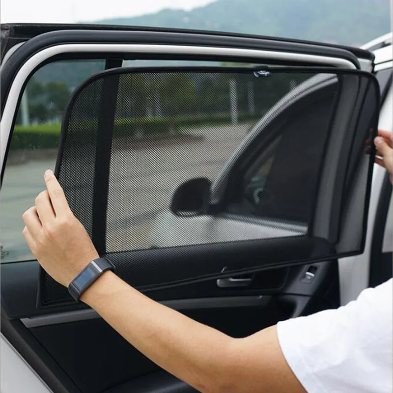 Magnetic Car Sunshade Shield Front Windshield Frame Curtain Sun Shade For Skywell ET5 Skyworth EV6 2021 2022 2023 Accessories