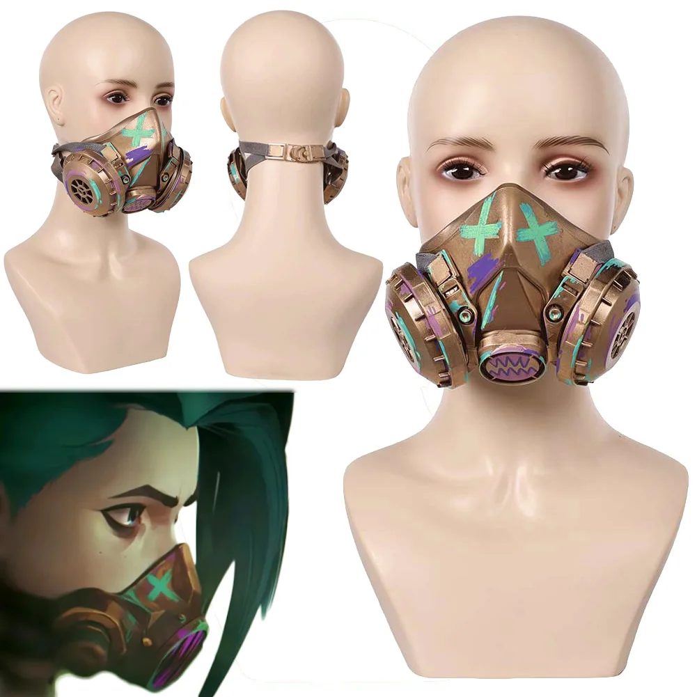 

Arcane Jinx, противогаз для косплея, 2024, игра LOL, сезон 2, аксессуары для костюмов, ролевая игра, Хэллоуин, карнавал, вечерние подарки для взрослых женщин