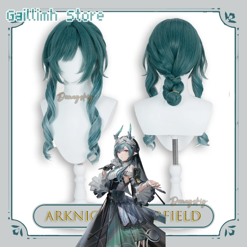 

Парик Аутентичный Arknights Endfield Shelly Модель Цвет Косплей Реплика Наряд Праздничное издание Парики Зеленая вечеринка Хэллоуин Дунайский
