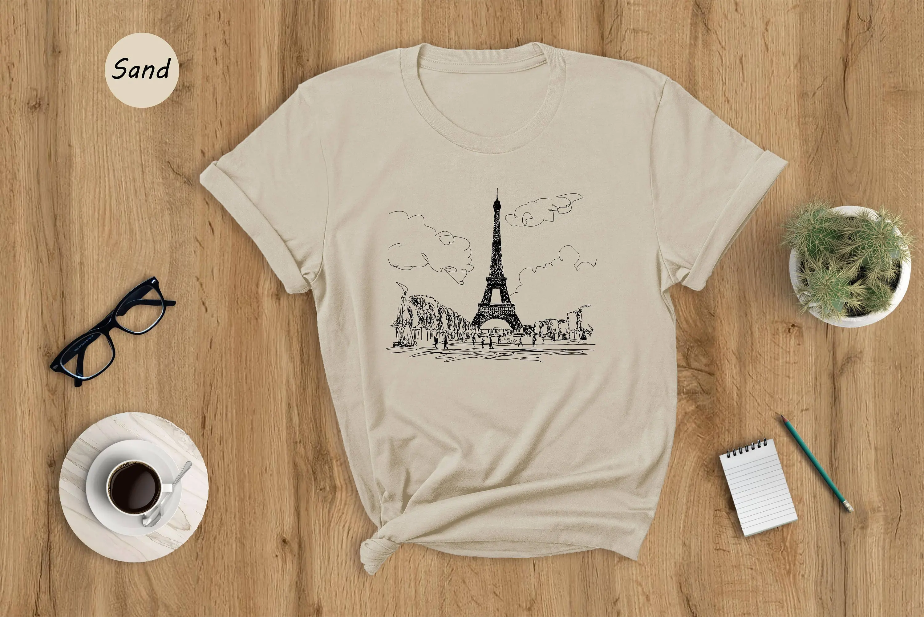 Eiffel Tower T Shirt Traveling To France Sweat For Paris Lover Travel Vacation In Trip