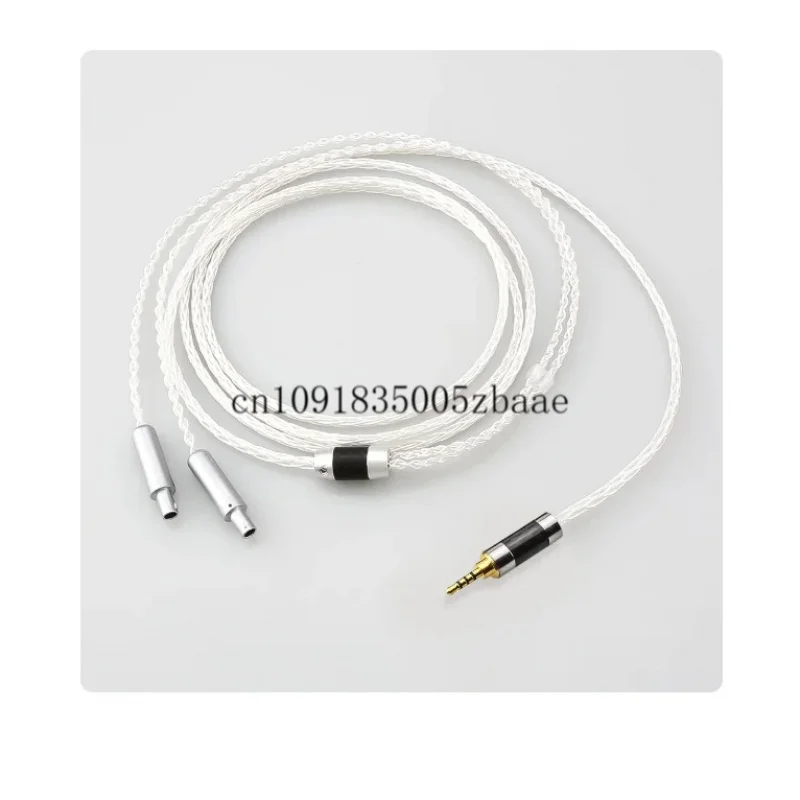 7N Silver Plated 8 Core 4.4 Balanced Upgrade Cable For Sennheiser HD800 HD800S HD820