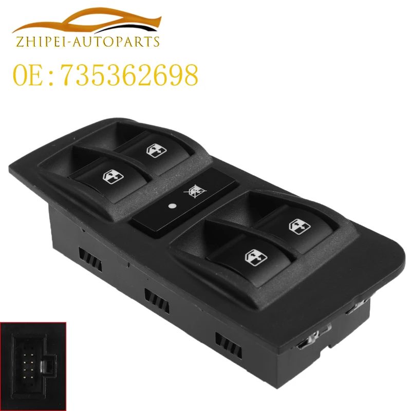 735362698 Electronic Window Control Switch Button Car 735379271 735442332 Fit For Fiat Palio 2003 2004 Siena 2003