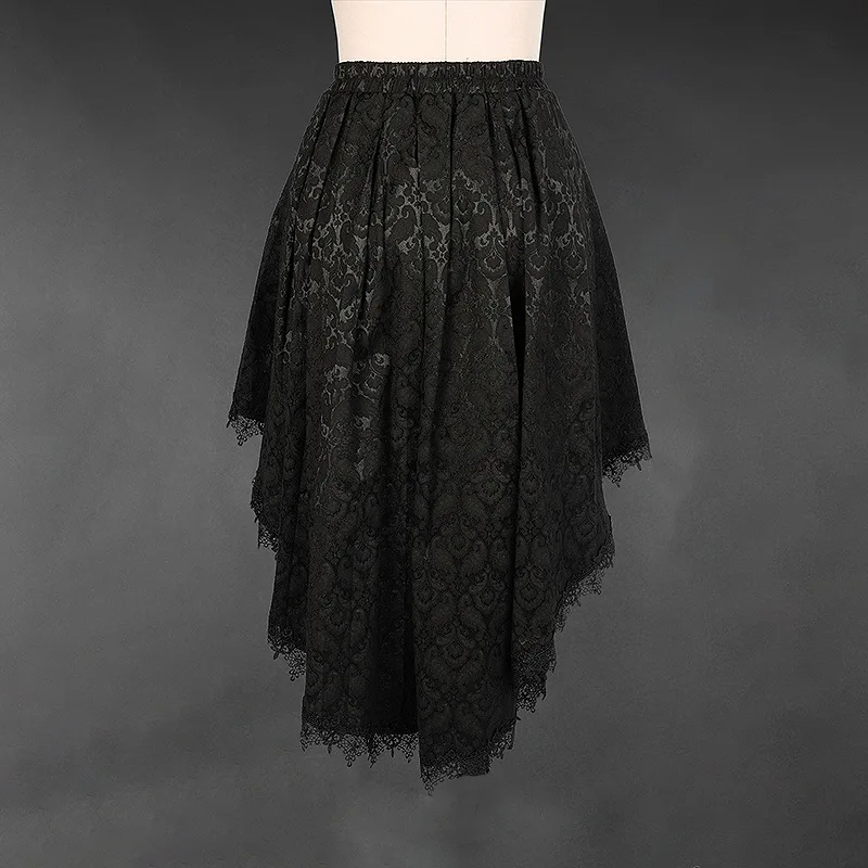 

Subculture Punk Dark Gothic Style Skirts Y2k Elastic Waist Lace Skirt for Women Spring New Faldas Mujer Moda 2026