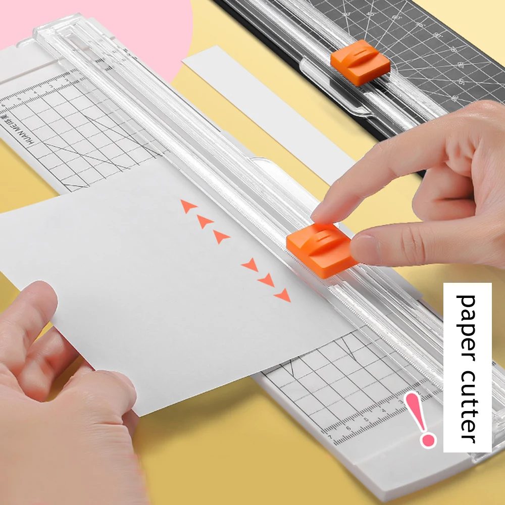 A4/A5 Paper Cutting Guillotine Paper Cutter With Pull-out Ruler For Photo Trimmers Scrapbook Lightweight Cutting Mat Machine