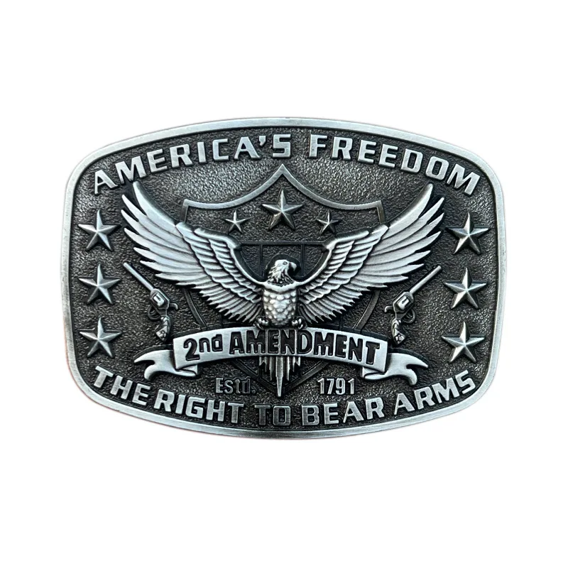 Hebilla de cinturón Retro Eagle estilo occidental