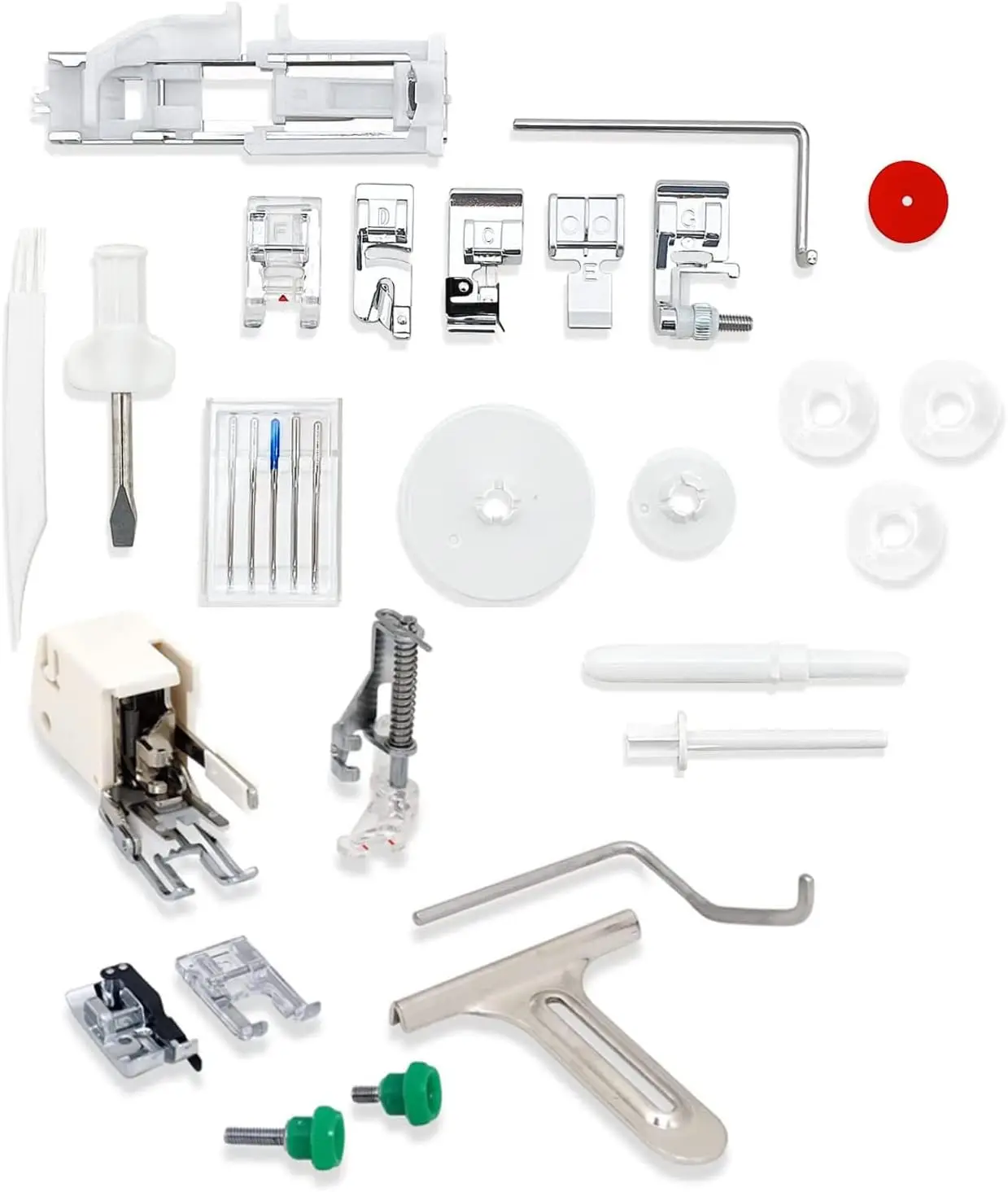 ماكينة خياطة شديدة التحمل HD-5000 ذات إصدار أسود مع جسم من الألومنيوم، 18 غرزة، ذراع مجاني، وخيط إبرة مدمج