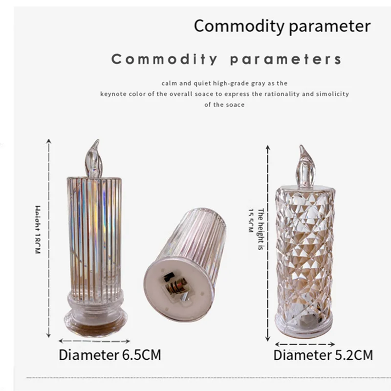 Lilin Tanpa Api LED Lampu Lilin Plastik Dapat Digunakan Kembali Lampu Tealight-Lampu Malam untuk Pernikahan Hari Valentine Dekorasi Natal Tahan Lama