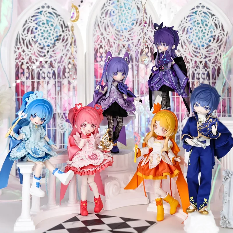 

Коллекционная серия Penny Box Balala Little Magic Fairy: BJD-кукла-сюрприз, модная настольная декоративная фигурка, подарок на день рождения