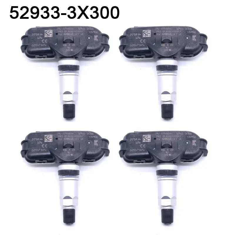 

1/4PCS TPMS Car Tire Pressure Sensor 52933-3X300 433/434MHZ For Hyundai Elantra 2006-2013
