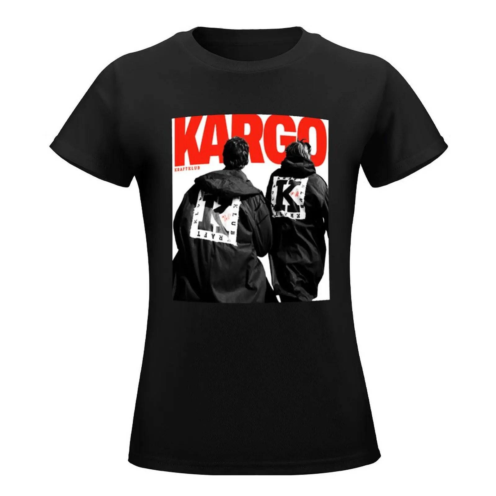 Kraftklub-Camiseta de entrenamiento para mujer, ropa holgada, banda de cinco personas de chemitz