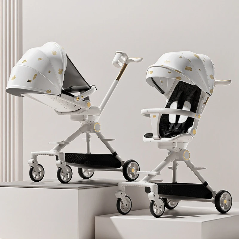 Lightweight Reclinable Stroller:One-Hand Fold,Reversible Seat,Travel-Friendly Baby Carrier with UPF Canopy & FAA Cabin Approval - Image 6