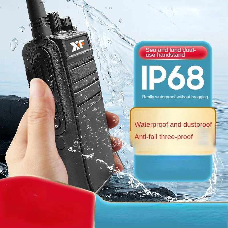 

X-100 IP68 level walkie talkie for civil marine diving wireless high-power waterproof walkie talkie