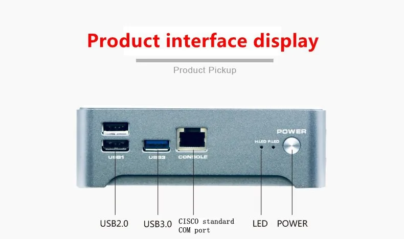 Mini Pc celeron J1900 J4125 quad core 2,0 Ghz 4x1000M Lan Routers Barebone Industrial Computer pfsense Firewall