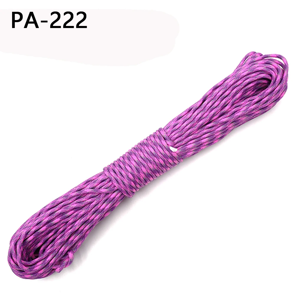 1 Pcs Valentine\'s Day Gifts 550 Paracord Parachute Cord Lanyard Mil Spec Type III 7 Strand Core 100 FT 9 Colors