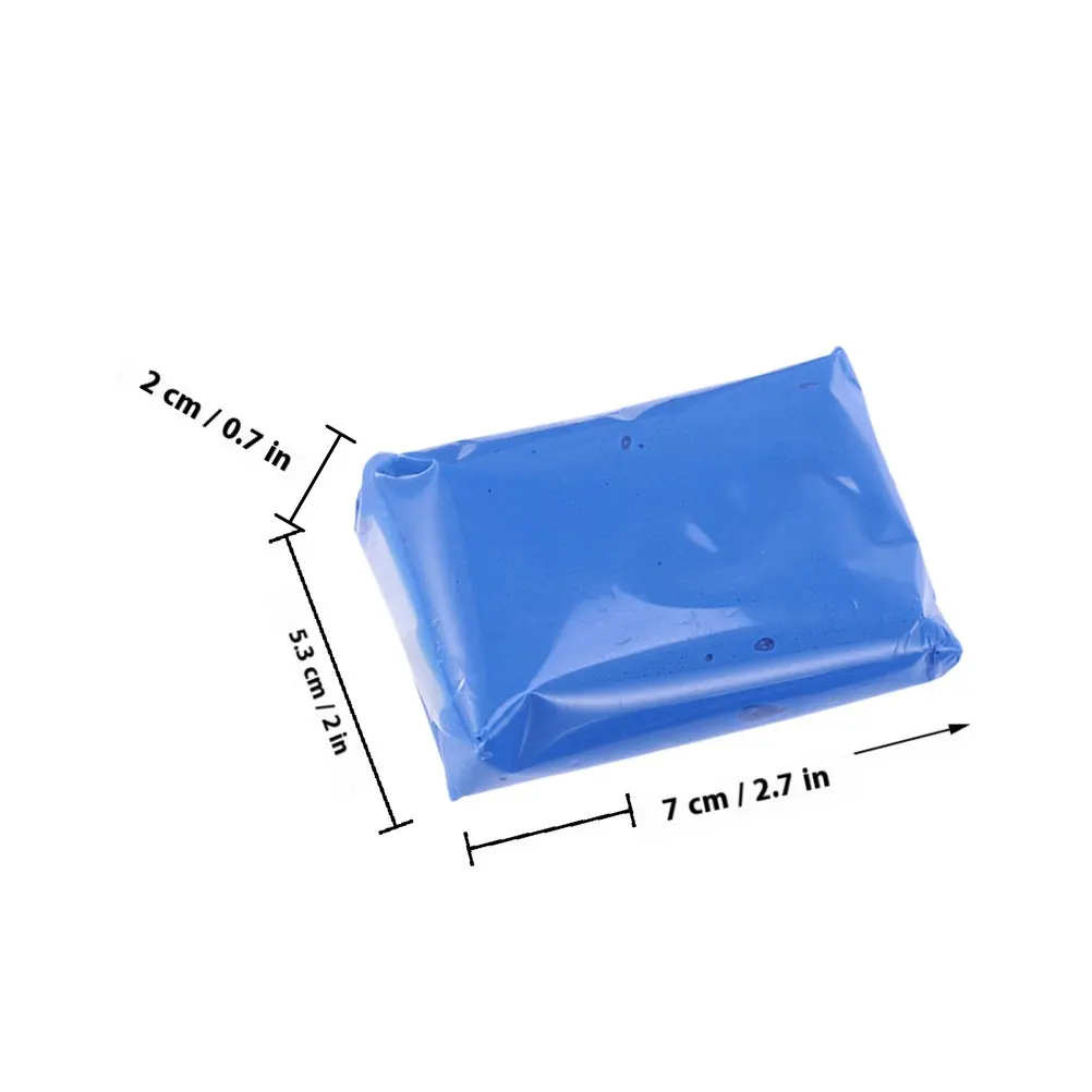 3Pcs Car Cleaning Clay Bars Professional Auto Clay Detailing Pads for Scratch Free Surface Stain Removal Car Window Wheel