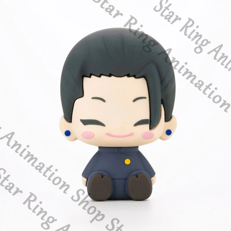 Mercancía original de Jujutsu Kaisen, POTE RABA, linda mini figura para decoración de mesa - Satoru Gojo, Geto Suguru, artículos de anime.